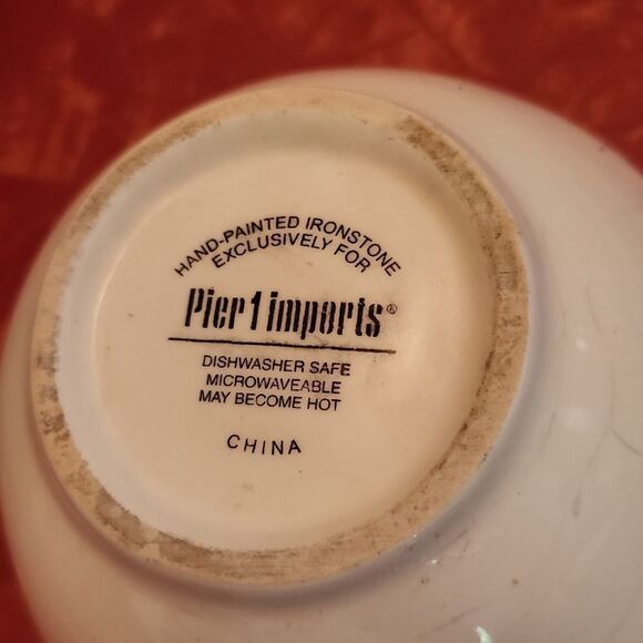 Pier 1 Onion Dish Dip Nuts Snack Set of 2 - Picture 6 of 7